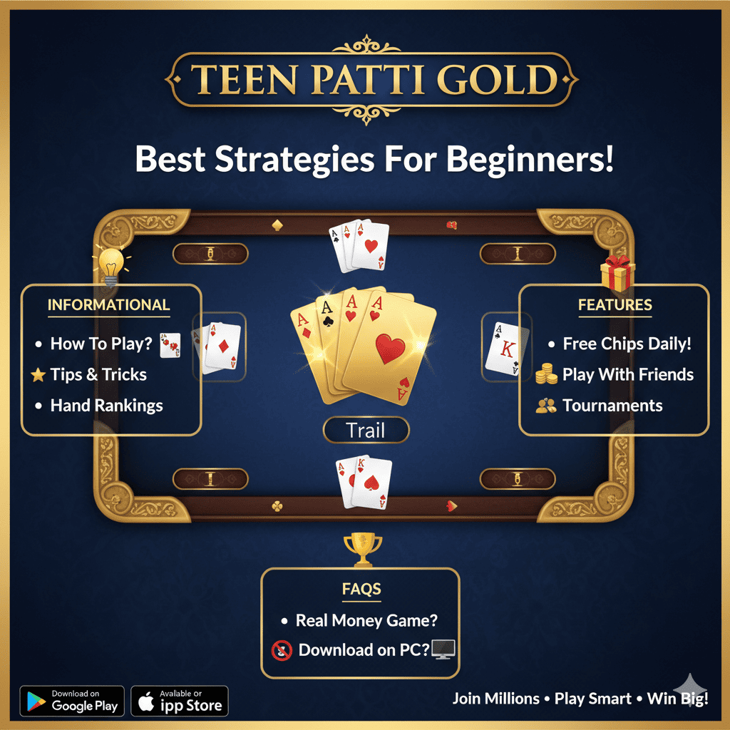 Teen Patti Gold Casino Strategies For Beginners